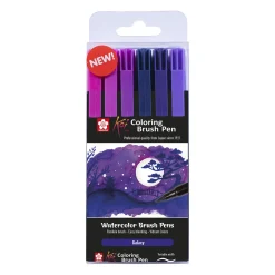 Koi Coloring Brush Pen 6-set Galaxy