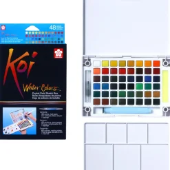Koi Water Colors Sketch Box 48