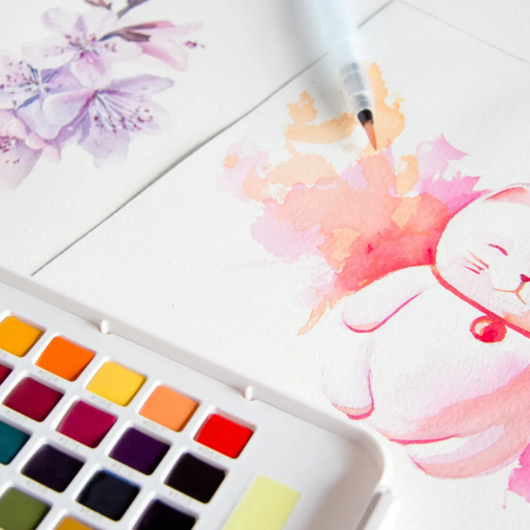 Koi Water Colors Sketch Box 48