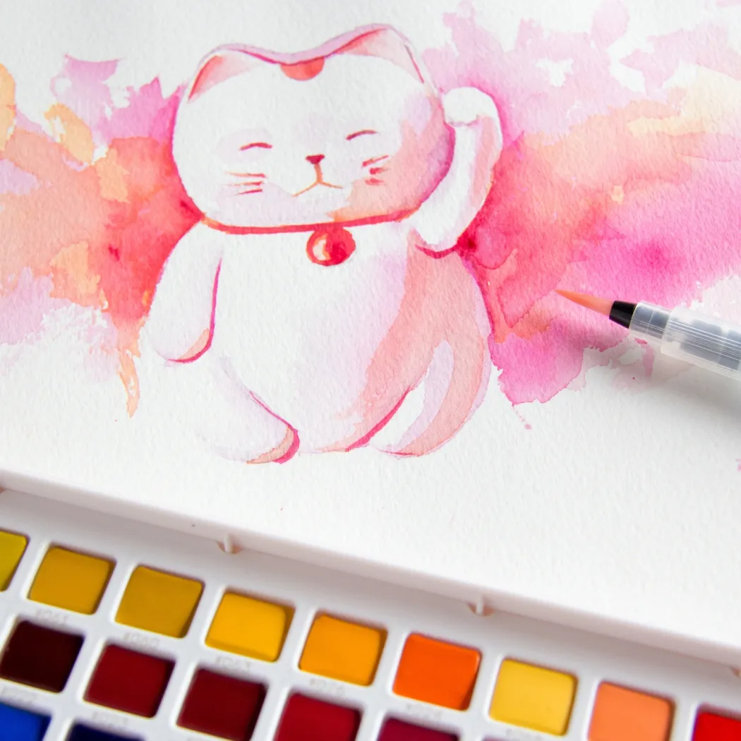 Koi Water Colors Sketch Box 60