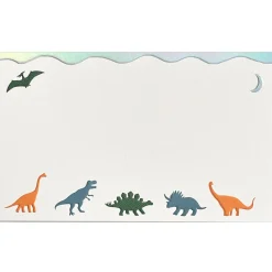 Kort med kuvert 5-pack Dinosaurier