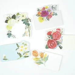 Kort och kuvert 5-pack Blommor