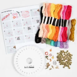 Kumihimo DIY-kit Vänskapsarmband