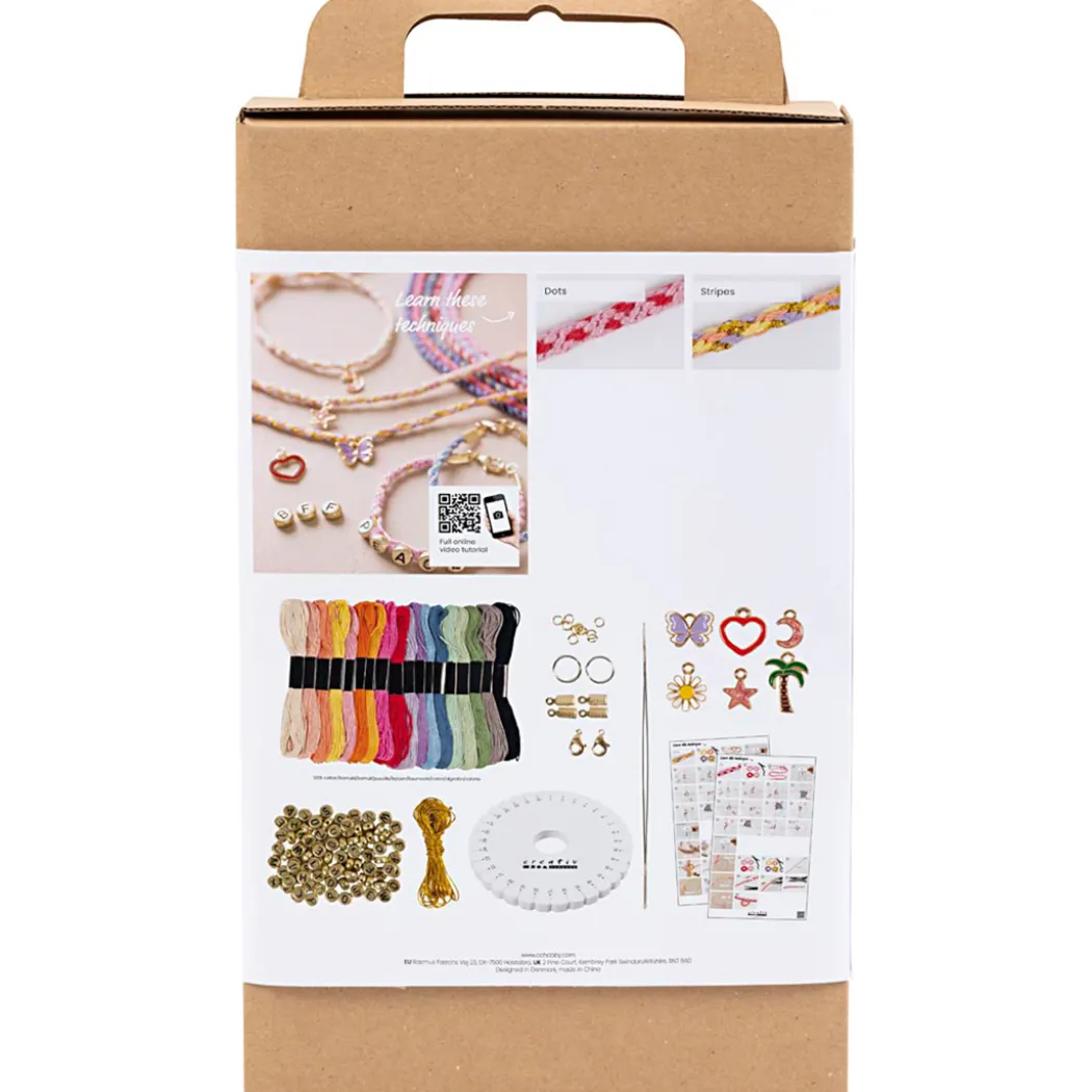 Kumihimo DIY-kit Vänskapsarmband