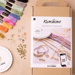 Kumihimo DIY-kit Vänskapsarmband