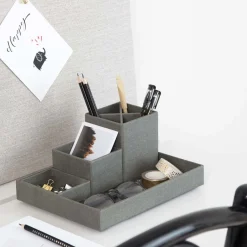 Lena Desktop Organizer Grå