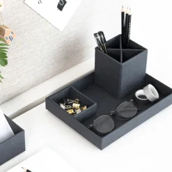 Lena Desktop Organizer Svart