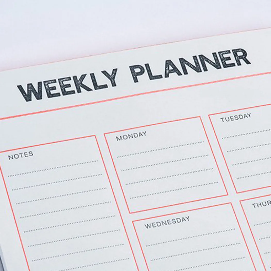 Letterpress Weekly Planner