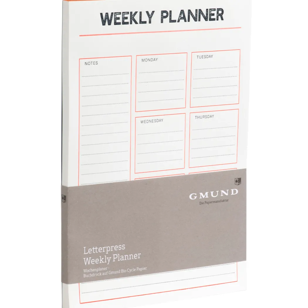 Letterpress Weekly Planner