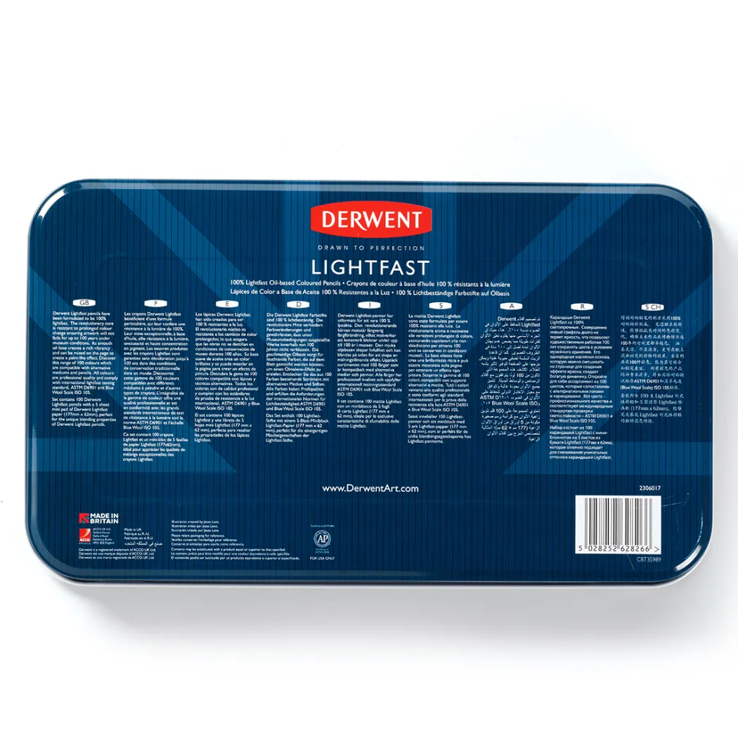 Lightfast Färgpennor 100-set