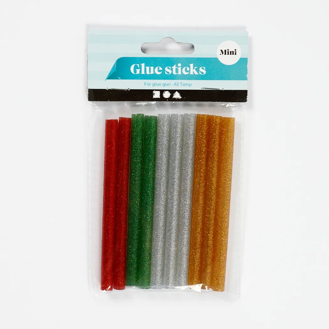 Limstift Glitter till limpistol 7 mm 10-pack