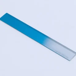 Linjal Aluminium 15 cm Turquoise/Silver