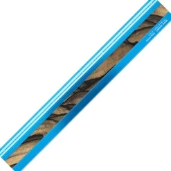 Linjal Aluminium/Trä 15 cm Turquoise/Pale Moon Ebony