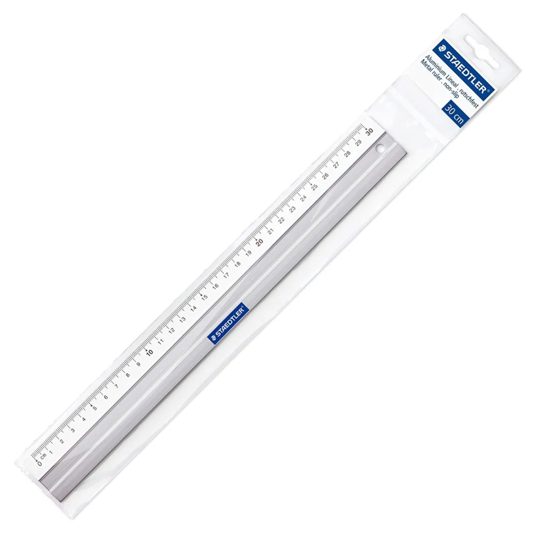 Linjal metall 30 cm