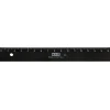 Linjal plast Svart 16 cm
