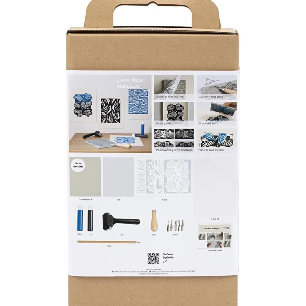 Linoleumset Startkit 12 delar