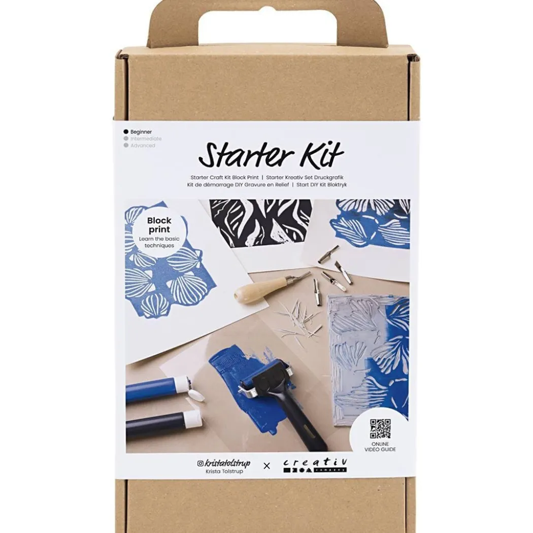 Linoleumset Startkit 12 delar