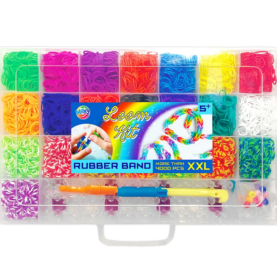 Loom bands XXL-kit + förvaringslåda