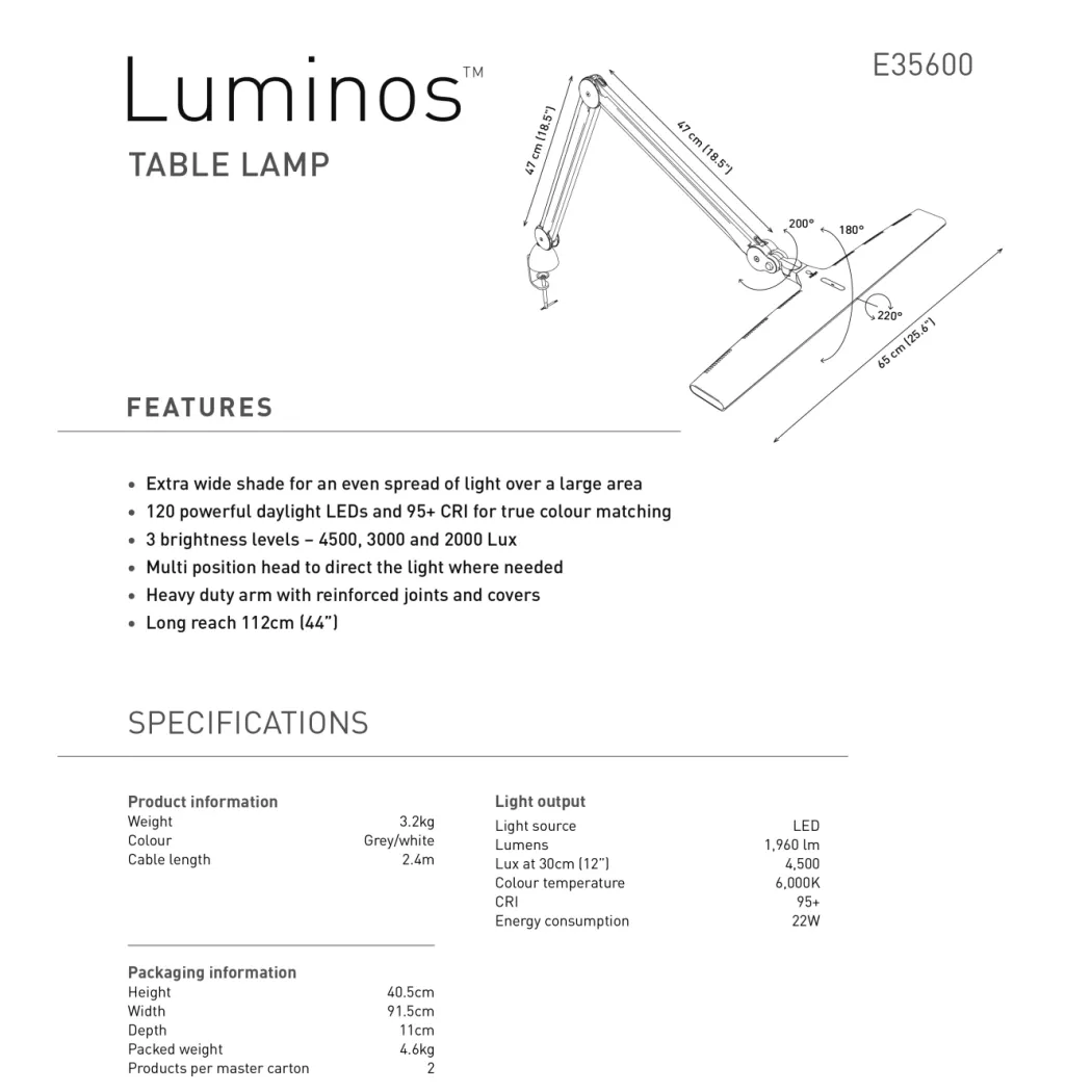 Luminos Table Lamp