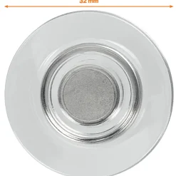 Magneter 32 mm Extra-starka 4-pack Clear