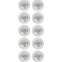 Magneter 32 mm Extra-starka 10-pack Clear