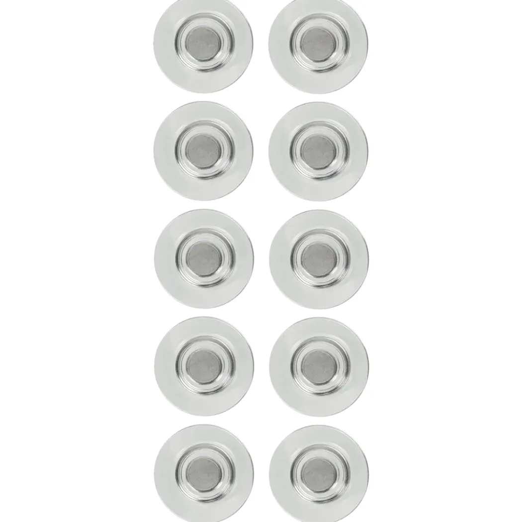 Magneter 32 mm Extra-starka 10-pack Clear