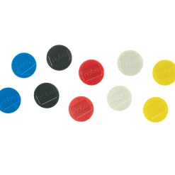Magneter 38 mm Extra-strong 10-pack Färgmix