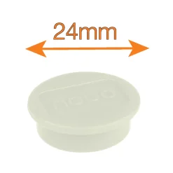 Magneter 24 mm 10-pack Färgmix