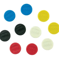 Magneter 24 mm 10-pack Färgmix