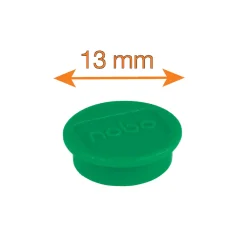 Magneter 13 mm 10-pack Färgmix