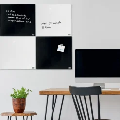 Magnetisk whiteboard Mini 36x36 cm Svart