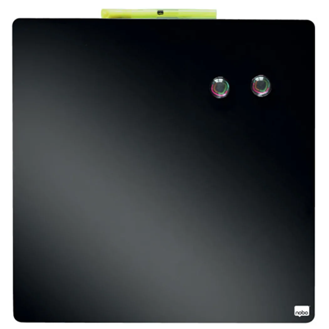 Magnetisk whiteboard Mini 36x36 cm Svart