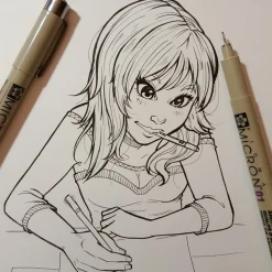 Manga Pigma Micron Black 3-set