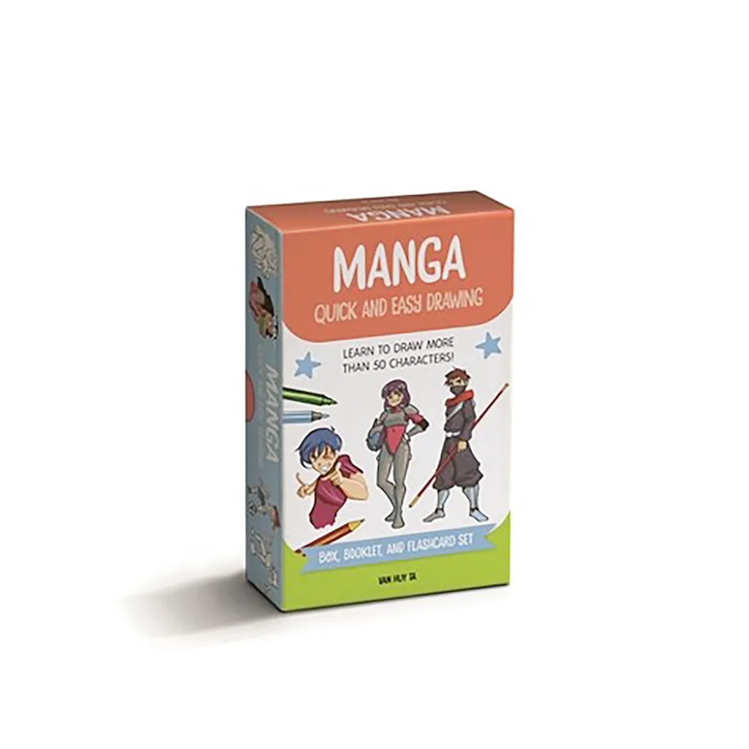 Manga Quick and Easy Drawing Deck