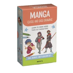 Manga Quick and Easy Drawing Deck