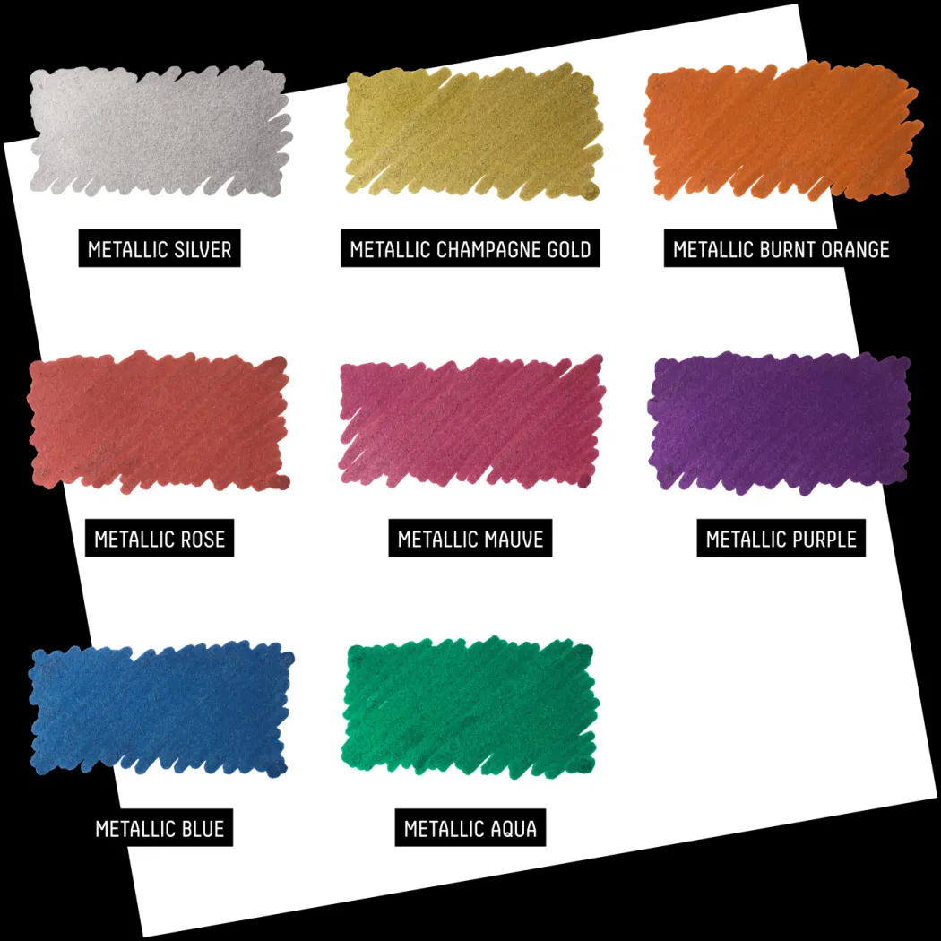 Marker Metallic 8-set