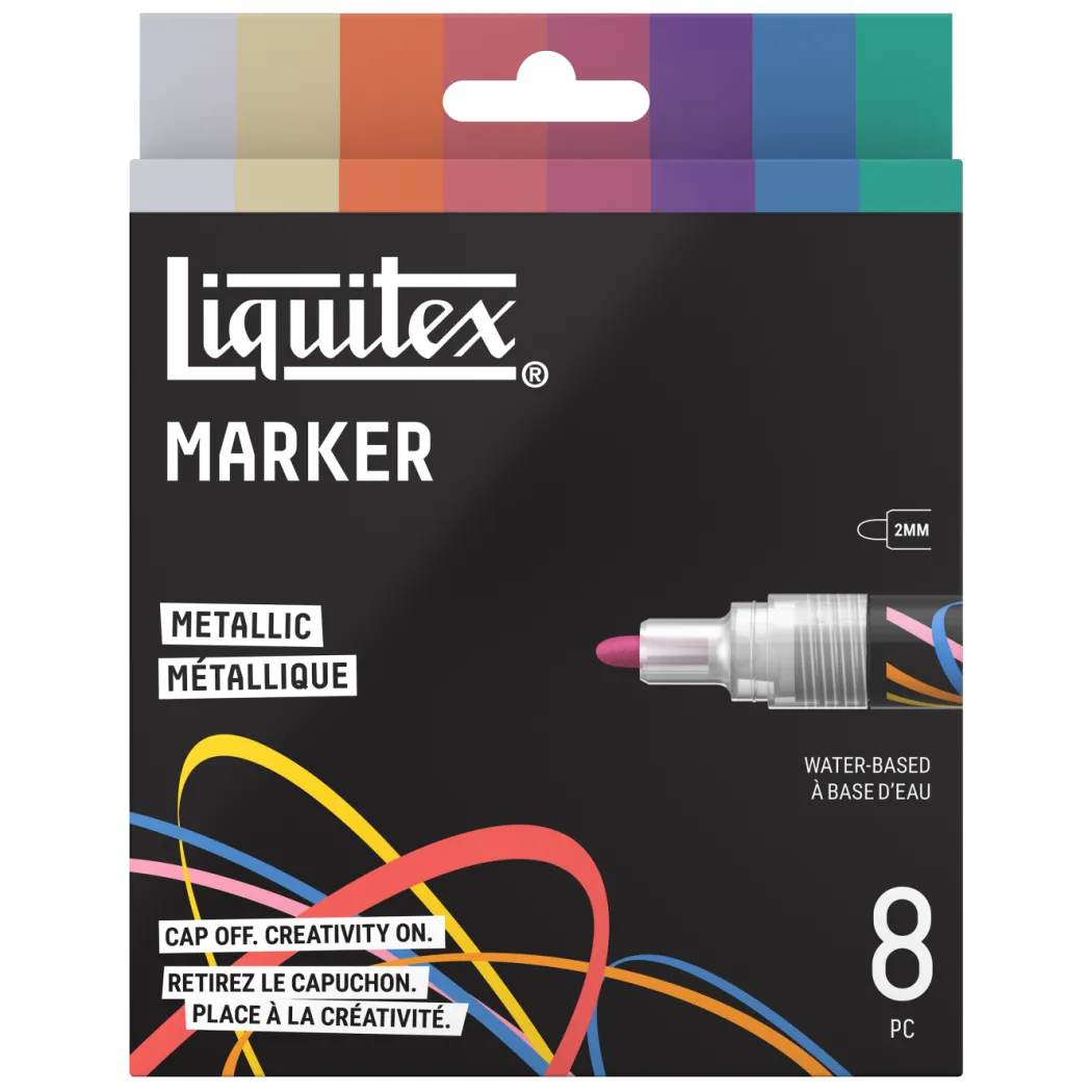 Marker Metallic 8-set