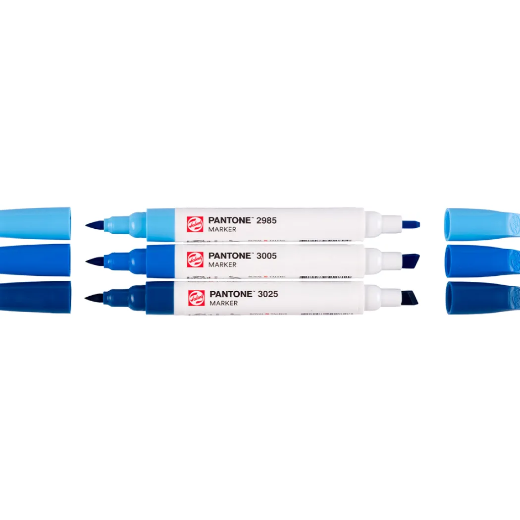 Marker 3-set Blue