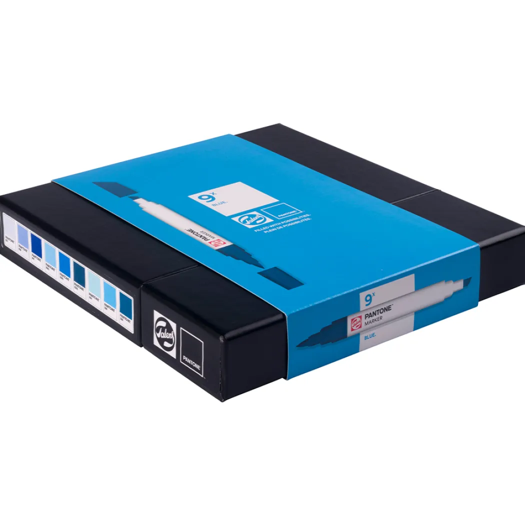 Marker 9-set Blue