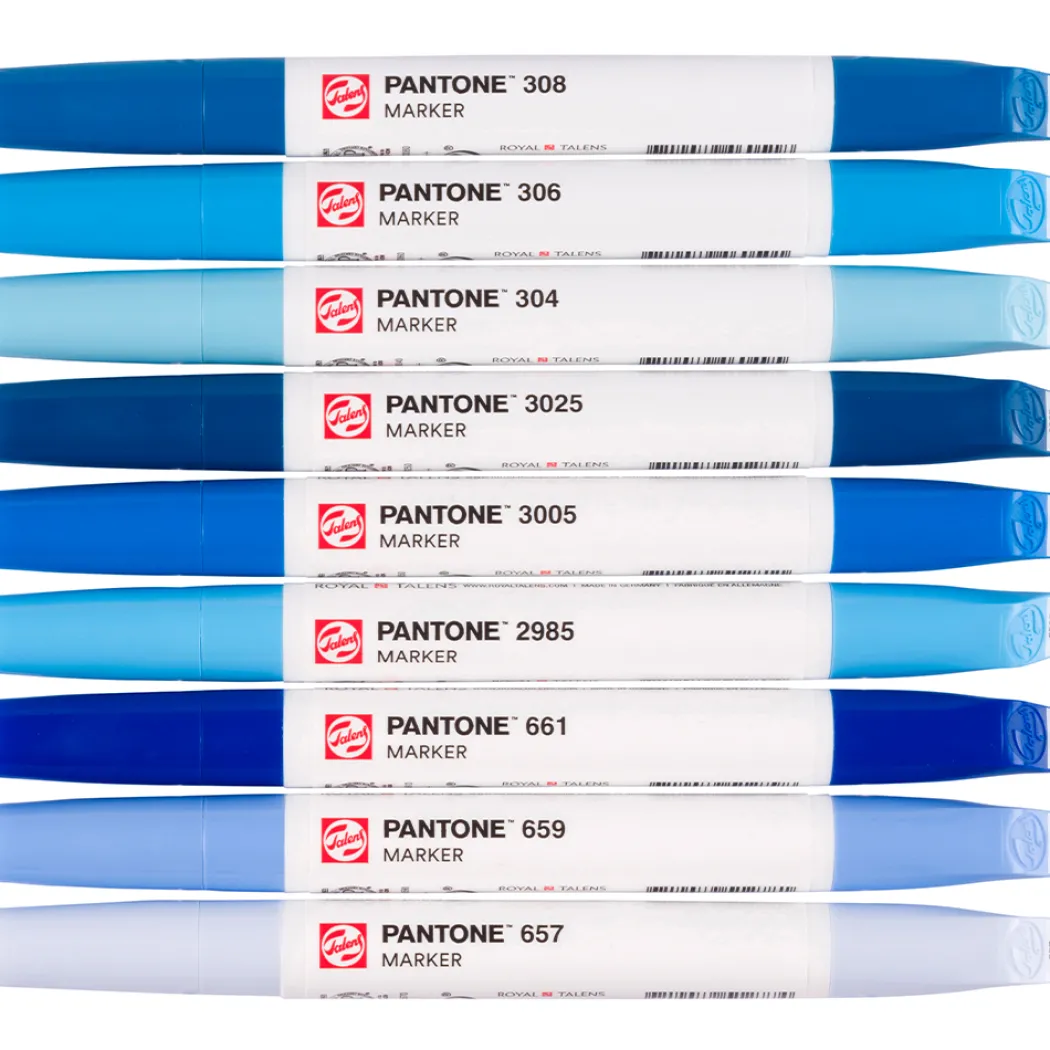 Marker 9-set Blue