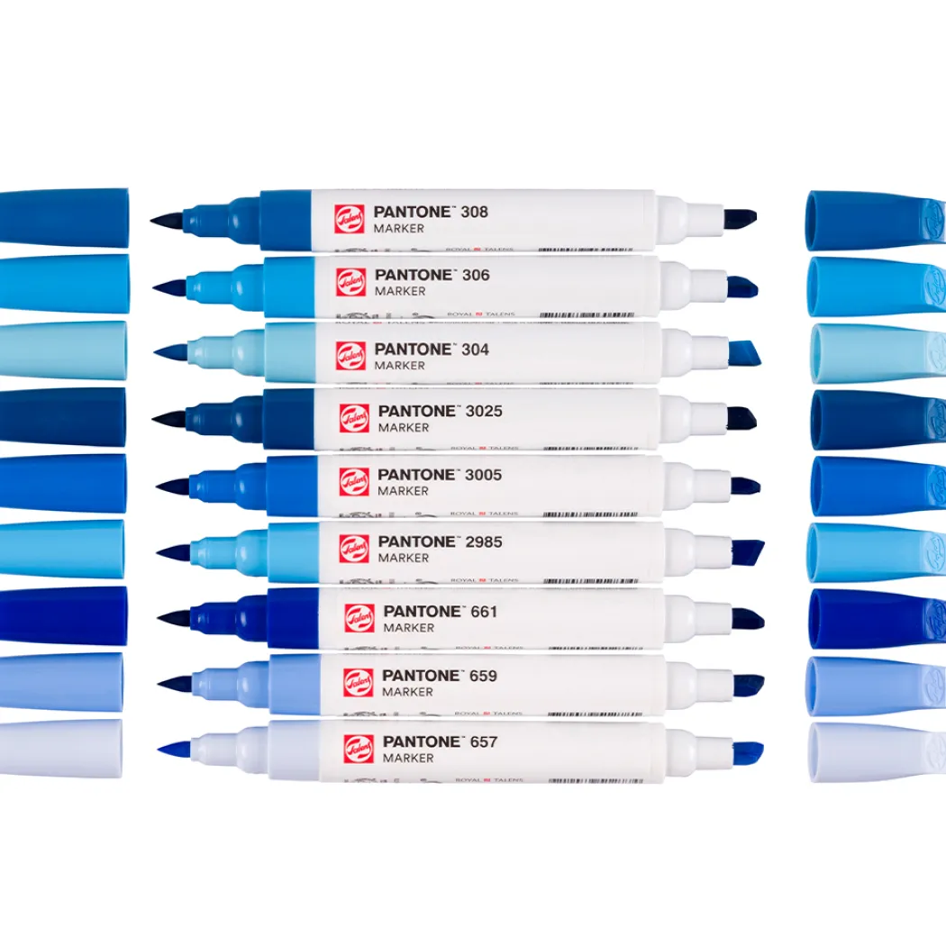 Marker 9-set Blue