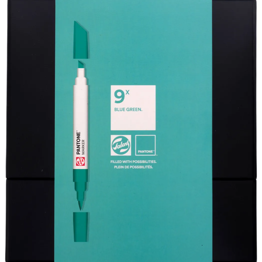 Marker 9-set Blue Green