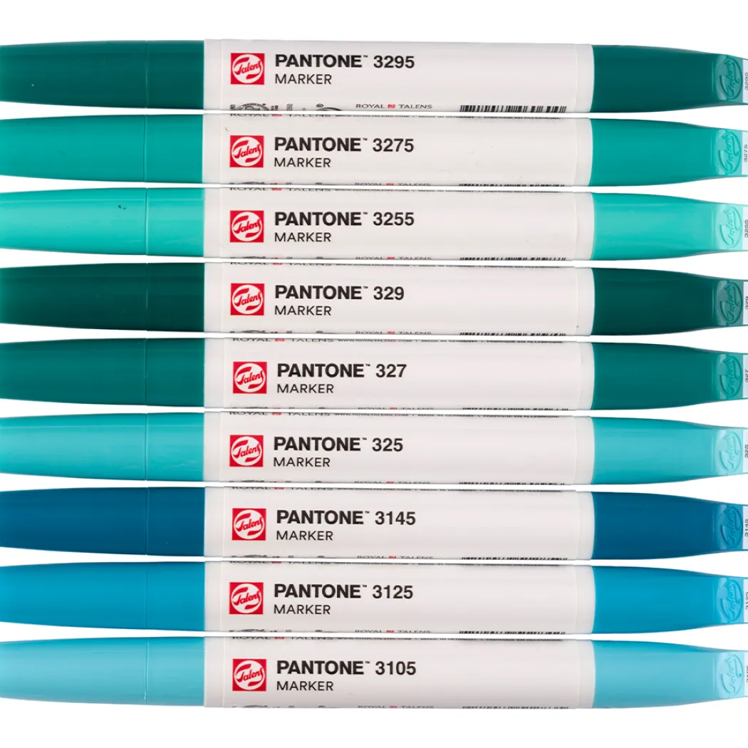 Marker 9-set Blue Green