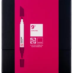 Marker 9-set Cool Red