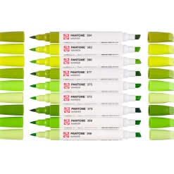 Marker 9-set Green Yellow
