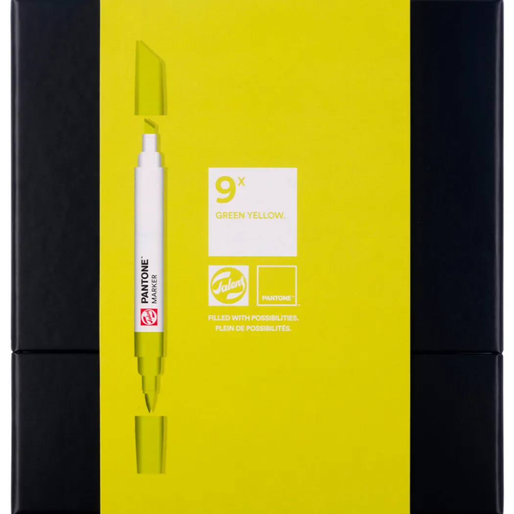 Marker 9-set Green Yellow