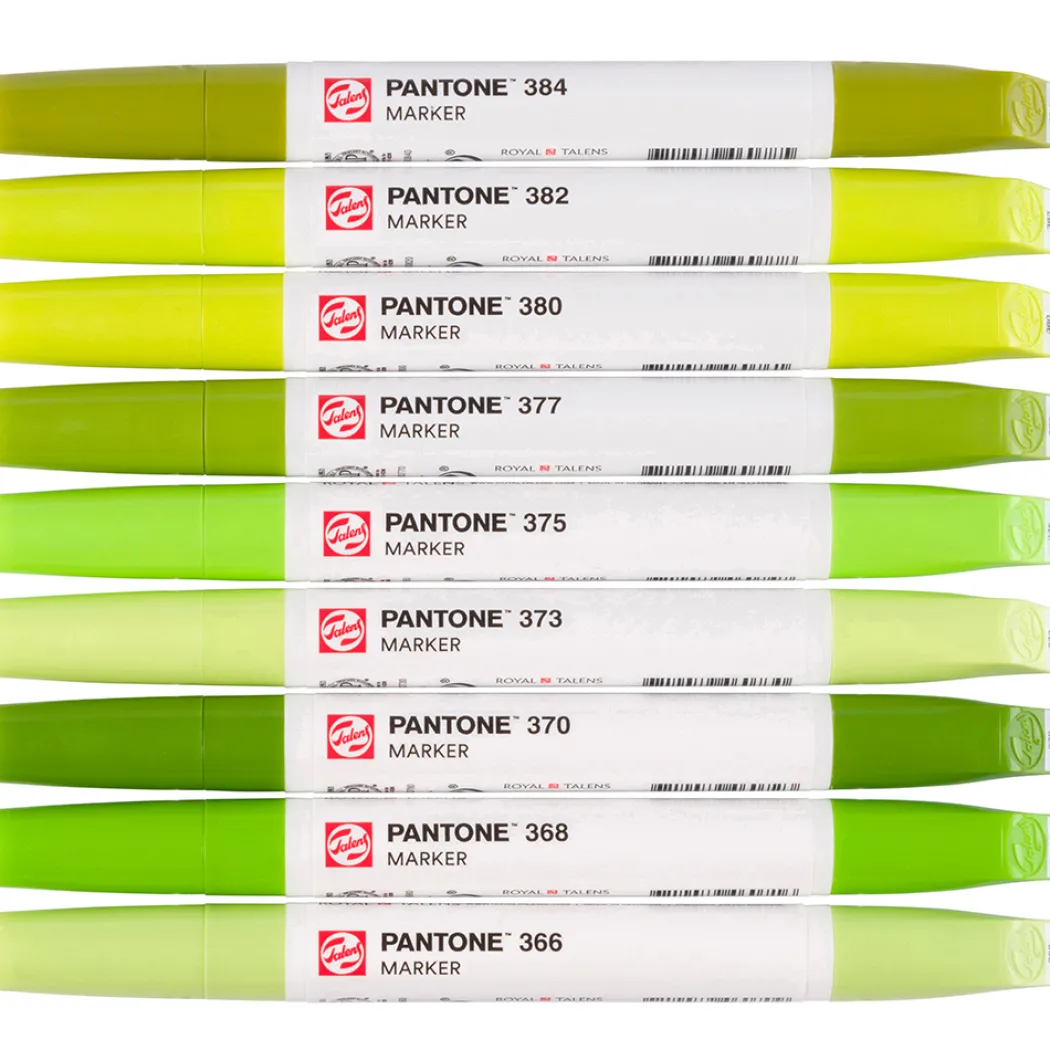 Marker 9-set Green Yellow