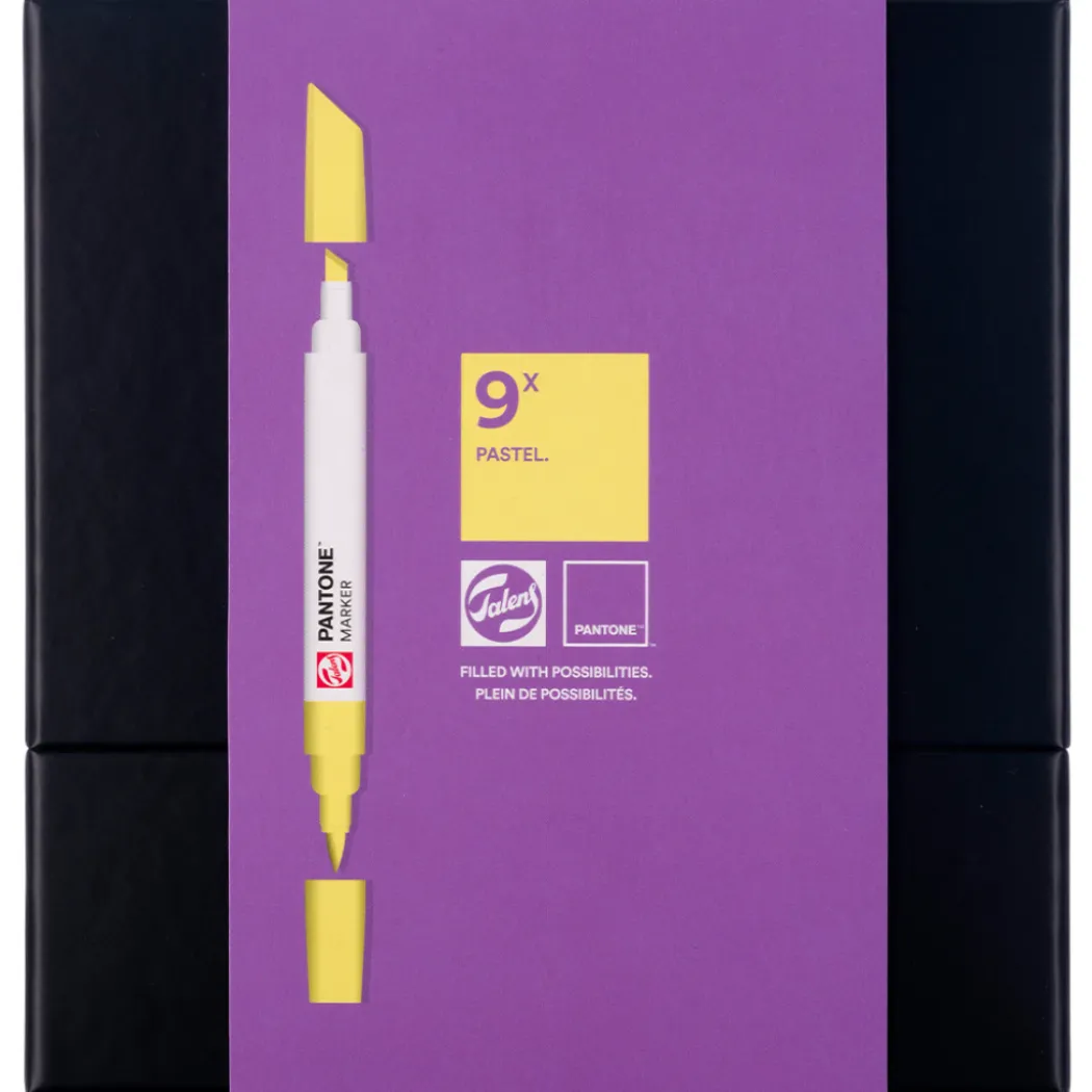 Marker 9-set Pastel