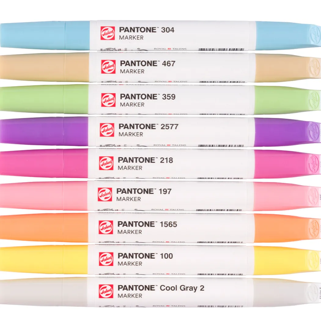 Marker 9-set Pastel