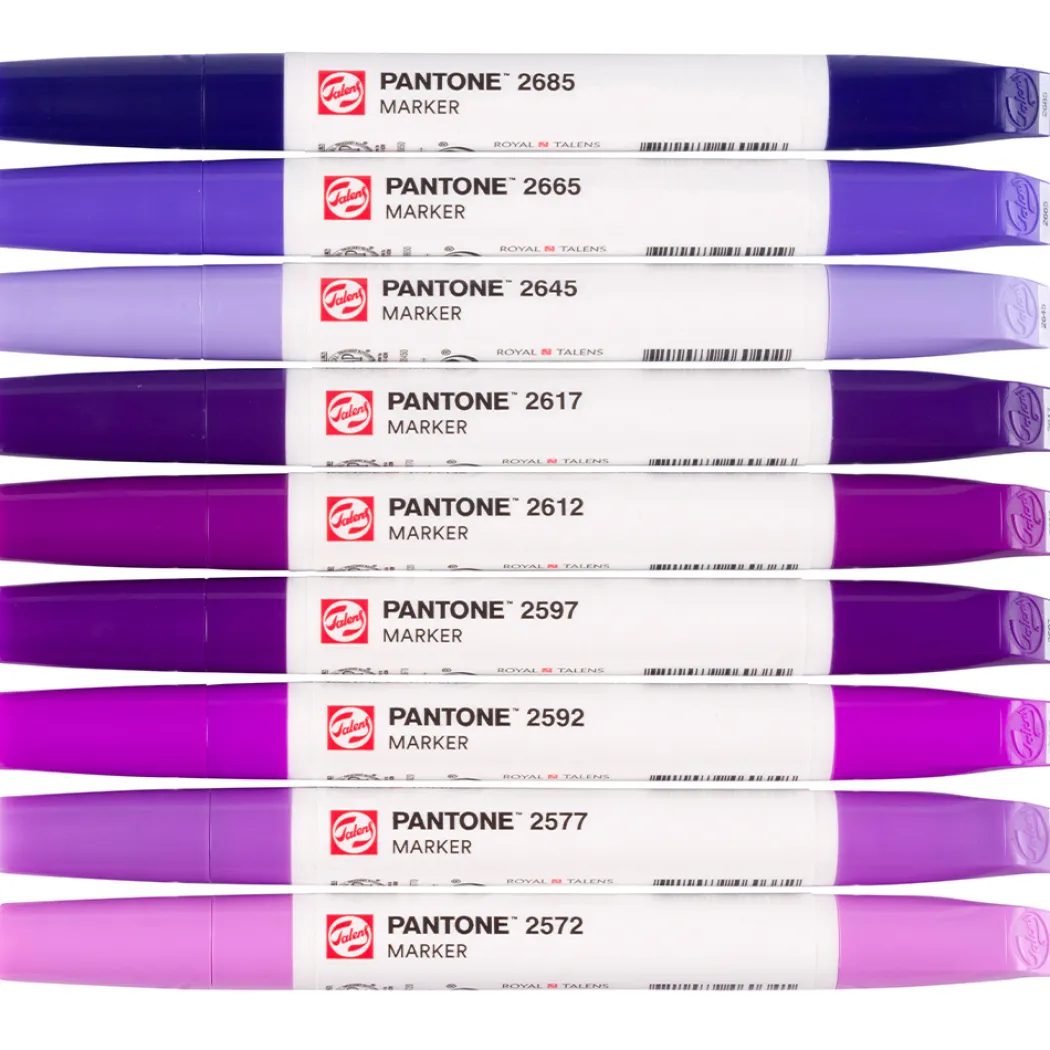 Marker 9-set Purple